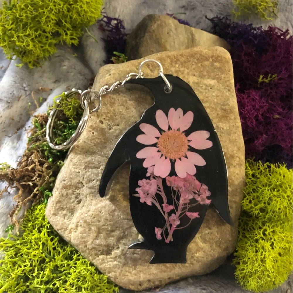 Resin keychain